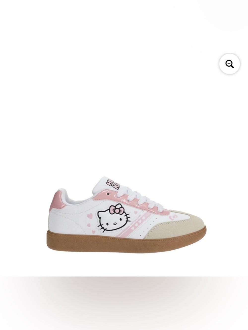 Hello Kitty White Pink & Tan Casual Sneakers